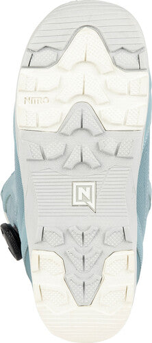 Nitro Cypress Boa Womens Snowboard Boot in Blue and Grey 2023 - M I L O S P O R T