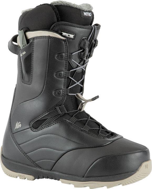 2022 Nitro Crown Tls Womens Snowboard Boots in Black