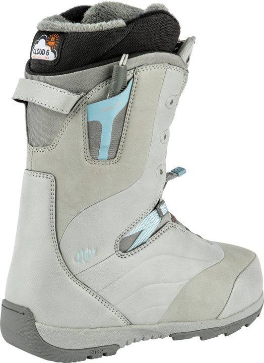 2022 Nitro Crown Tls Womens Snowboard Boots in Grey and Blue