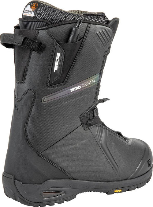 Nitro Capital TLS Snowboard Boots in Black and Iridium 2024 - M I L O S P O R T