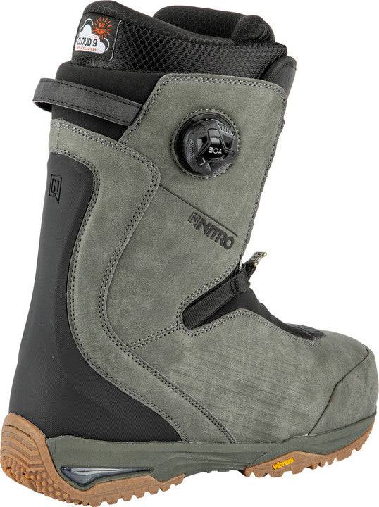 2022 Nitro Chase Dual Boa Snowboard Boots in Pewter and Black