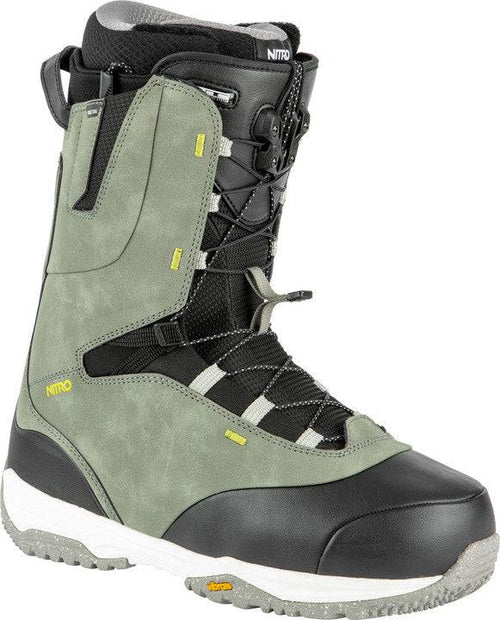 2022 Nitro Venture Pro Tls Snowboard Boots in Grey Black and Green - M I L O S P O R T