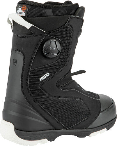 Nitro Club Boa Snowboard Boot in Black and White 2023