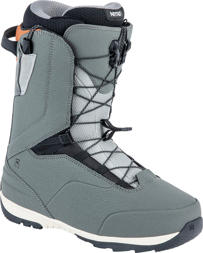 Nitro Venture TLS Snowboard Boots in Charcoal and Rust 2024 - M I L O S P O R T