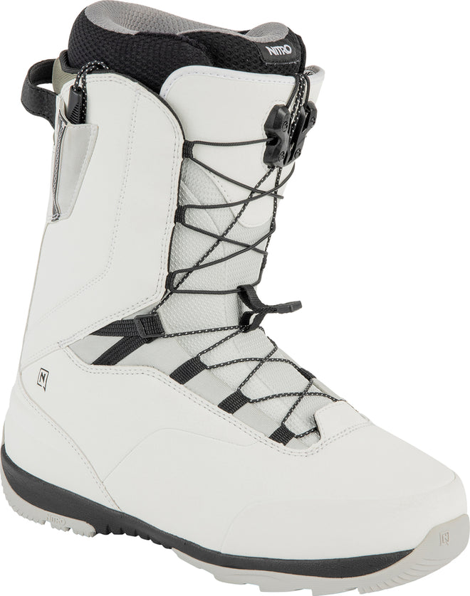 Nitro Venture TLS Snowboard Boots in White 2024 - M I L O S P O R T