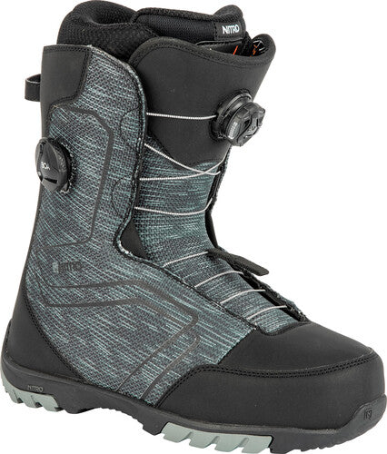Nitro Sentinel Boa Snowboard Boot in Black 2023 - M I L O S P O R T