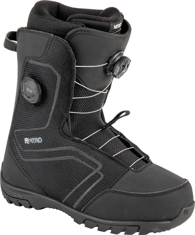 Nitro Sentinel BOA Snowboard Boots in True Black 2024 - M I L O S P O R T