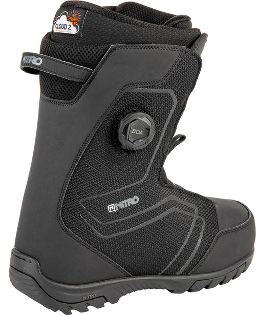 Nitro Sentinel BOA Snowboard Boots in True Black 2024 - M I L O S P O R T