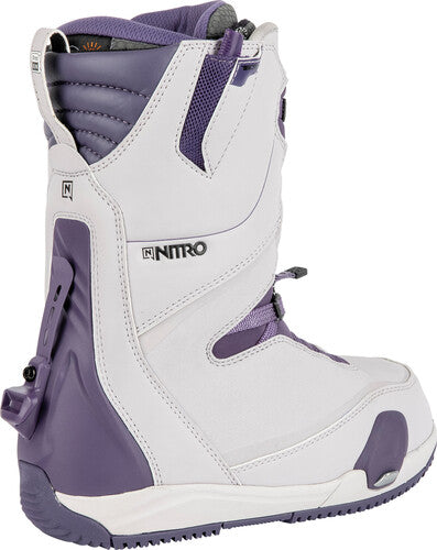 Nitro Cave Tls Step On Womens Snowboard Boot in Lilac and Purple 2023