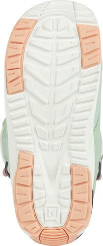 Nitro Crown Tls Womens Snowboard Boot in Mint and White 2023