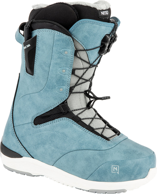 Nitro Crown TLS Womens Snowboard Boots in Blue 2024 - M I L O S P O R T
