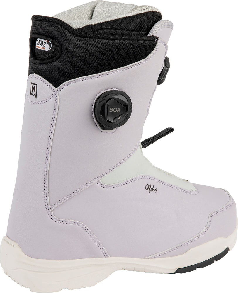 Nitro Scala BOA Womens Snowboard Boots in Lilac 2024 - M I L O S P O R T