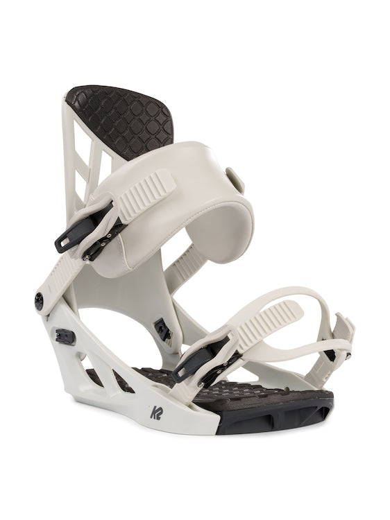 K2 Indy Snowboard Binding in Light Grey 2023 - M I L O S P O R T