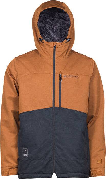 L1 Hasting Snow Jacket in Amber and Black 2023 - M I L O S P O R T