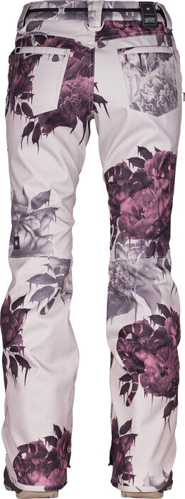 L1 Heartbreaker Twill Womens Snow Pant in Ghosted Print 2023 - M I L O S P O R T