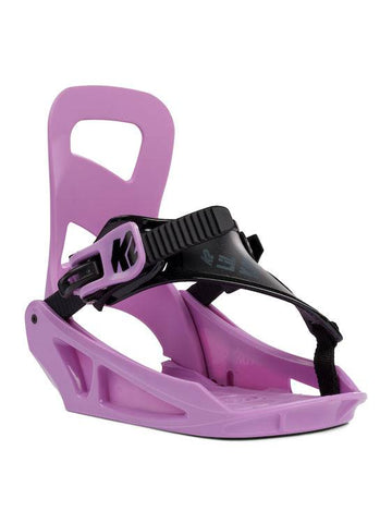 K2 Lil Kat Kids Snowboard Binding in Purple 2023