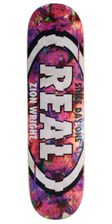 Real Zion Glitch Oval Skateboard Deck in 8.25''