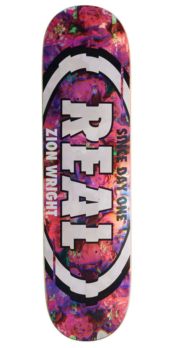 Real Zion Glitch Oval Skateboard Deck in 8.25''