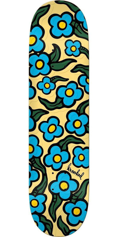 Krooked Wild Style Flower Skate Deck in 8.06" - M I L O S P O R T