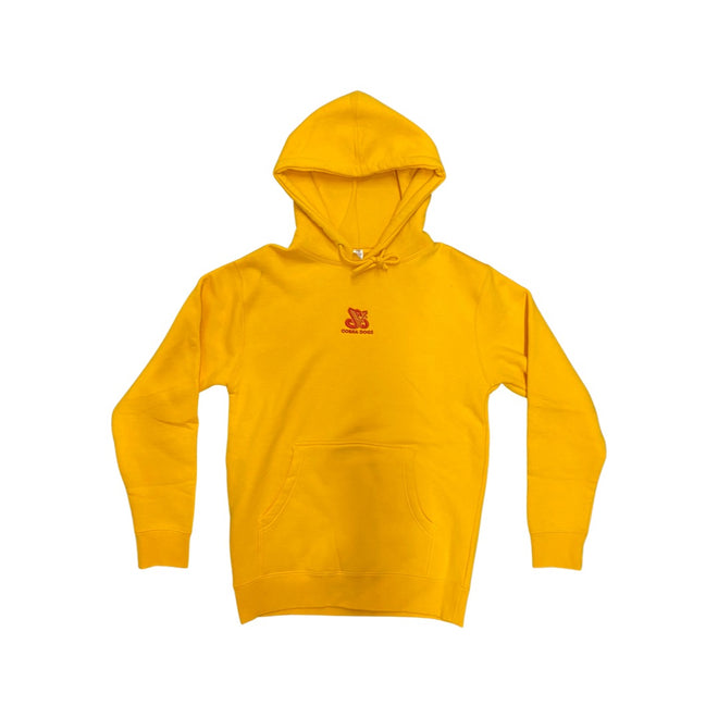 Cobra Dogs Classic Condiment Embroidered Hoodie in Yellow and Red