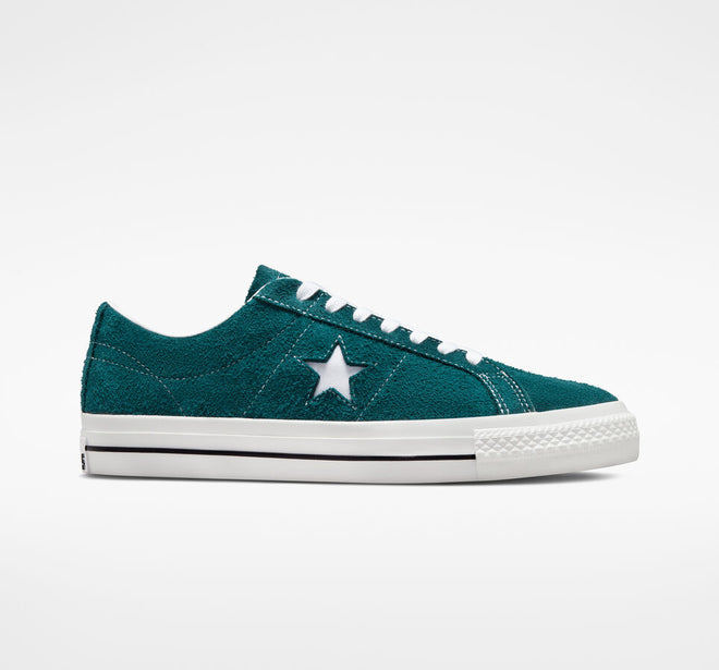 Converse One Star Pro Ox Skate Shoe in Midnight Turquoise and Black - M I L O S P O R T