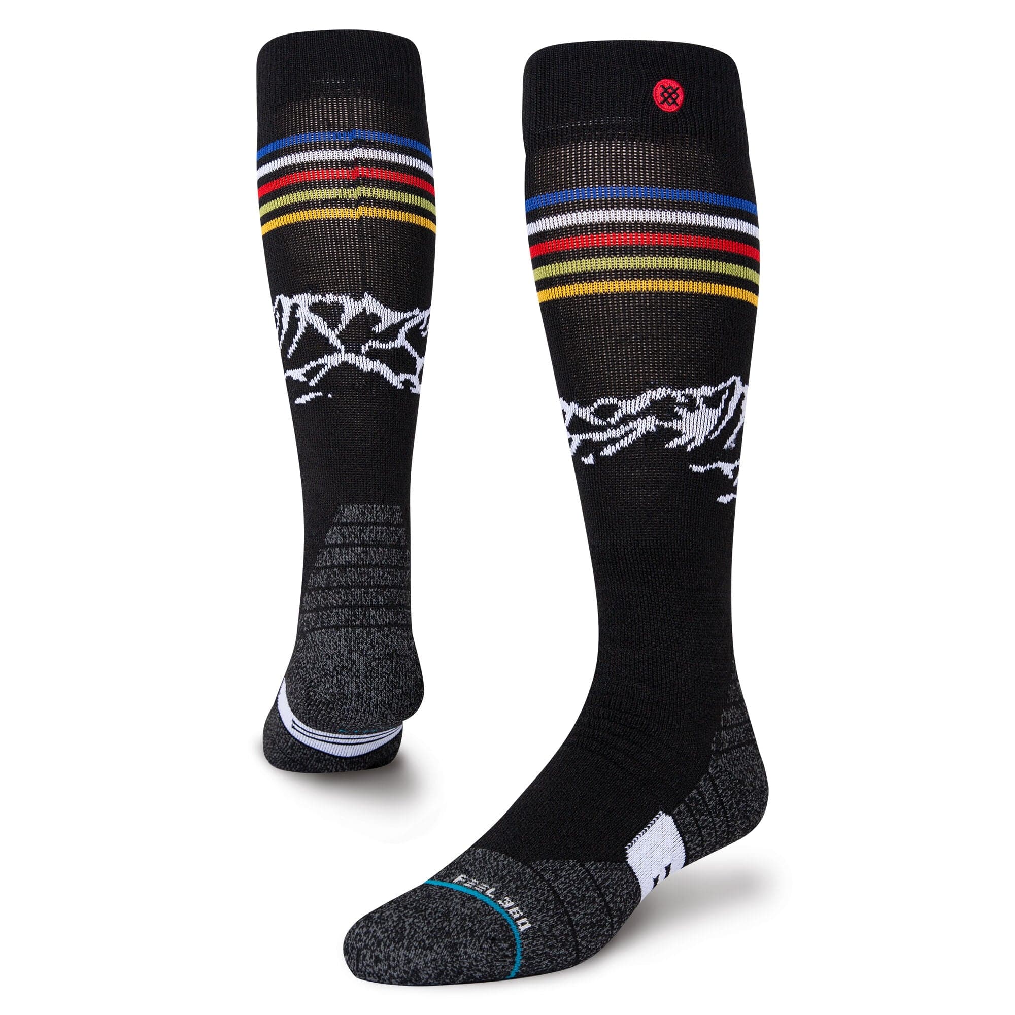 Stance Fish tail Snow Sock in Black - M I L O S P O R T
