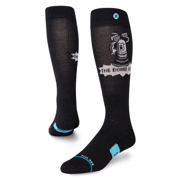 2022 Stance The Bomb Hole Snow Sock in Black