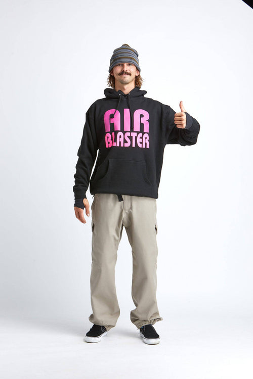 2022 Airblaster Air Stack Hoody in Black - M I L O S P O R T