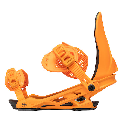 Arbor Hemlock Snowboard Binding in Orange 2024 - M I L O S P O R T