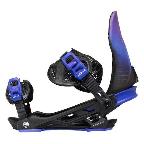 Arbor Hemlock Snowboard Binding in Samborghini 2024 - M I L O S P O R T
