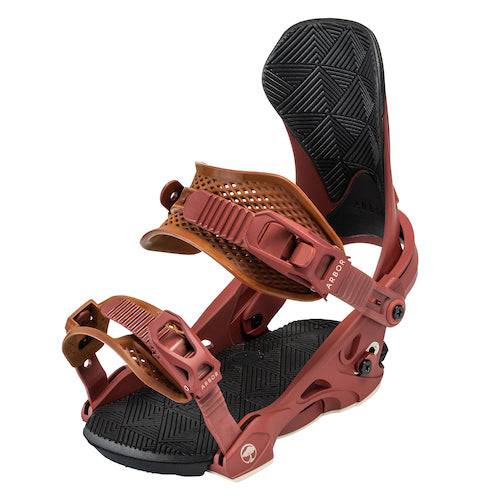 Arbor Sequoia Womens Snowboard Binding in Merlot 2024 - M I L O S P O R T