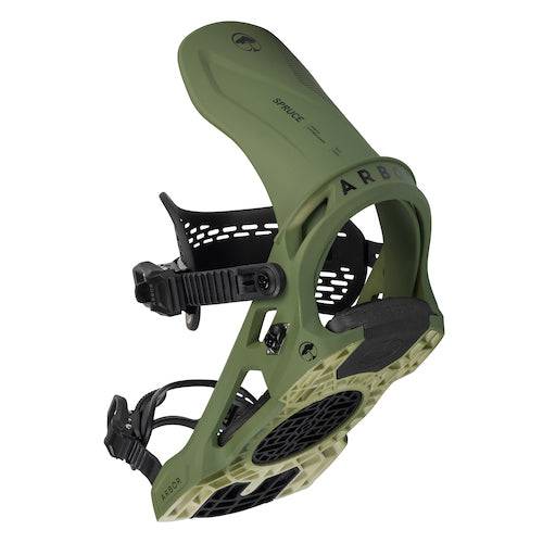 Arbor Spruce Snowboard Binding in Surplus Green 2024 - M I L O S P O R T