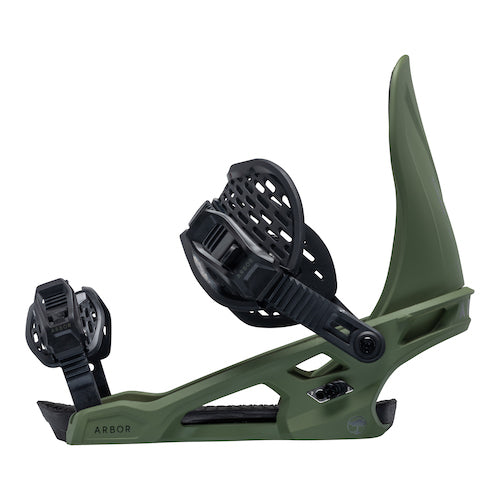 Arbor Spruce Snowboard Binding in Surplus Green 2024 - M I L O S P O R T