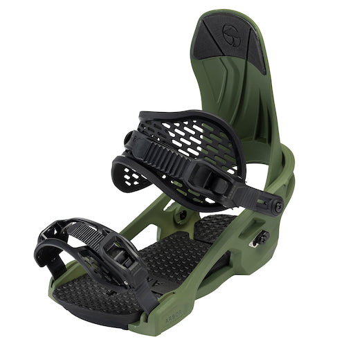 Arbor Spruce Snowboard Binding in Surplus Green 2024 - M I L O S P O R T