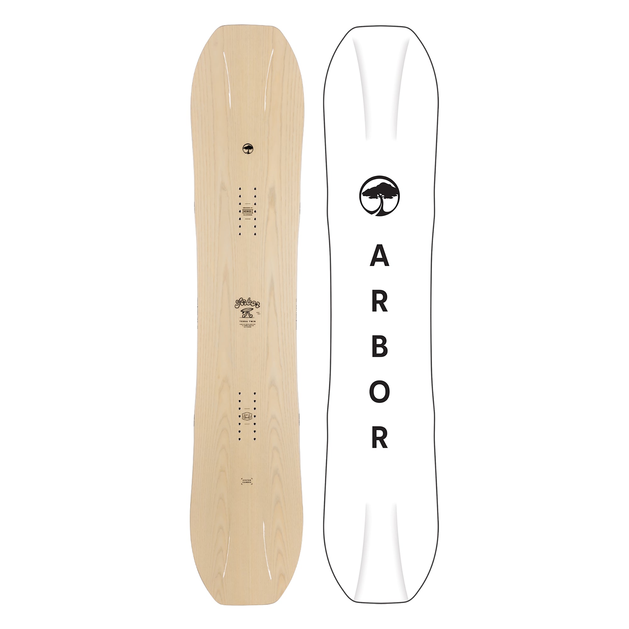 Arbor Terratwin Camber Snowboard 2024 - M I L O S P O R T