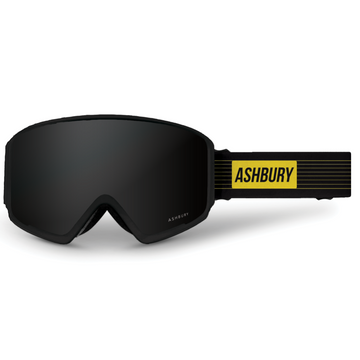 Ashbury Arrow Delta Snow Goggle in a Dark Smoke Lens with a Yellow Bonus Lens 2023