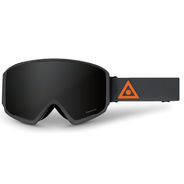 Ashbury Arrow Triangle Dusk Triangle Snow Goggle in a Dark Smoke Lens with a Yellow Bonus Lens 2023