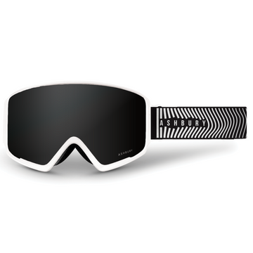 Ashbury Arrow Shockwave Snow Goggle in a Dark Smoke Lens with a Yellow Bonus Lens 2023