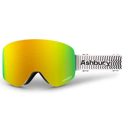 Ashbury Hornet Welton Snow Goggle in a Gold Mirror Lens with a Yellow Bonus Lens 2023 - M I L O S P O R T