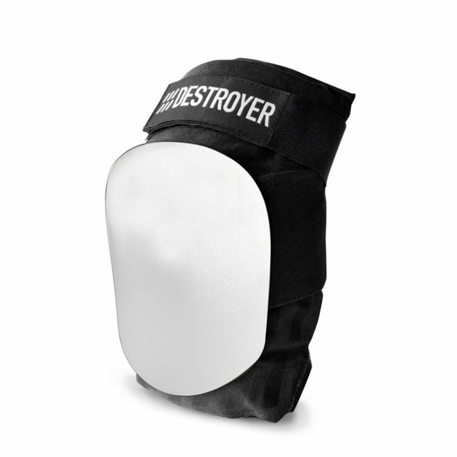 Destroyer AM Series Knee Pads in Black and White