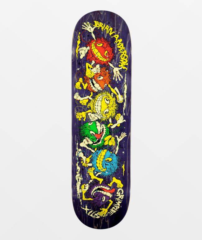 Antihero Grimple Stix BA Guest Skate Deck in 8.75" - M I L O S P O R T