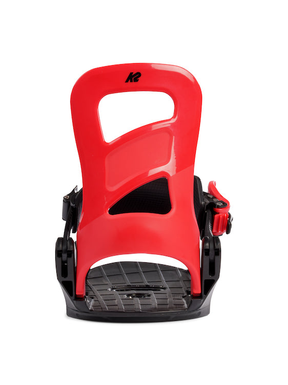 K2 Mini Turbo Kids Snowboard Binding in Red 2023 - M I L O S P O R T