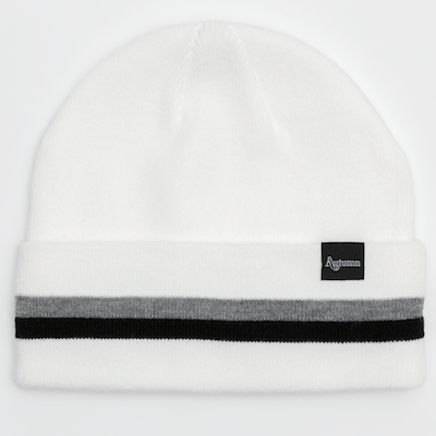 2022 Autumn Surplus Band Beanie in White