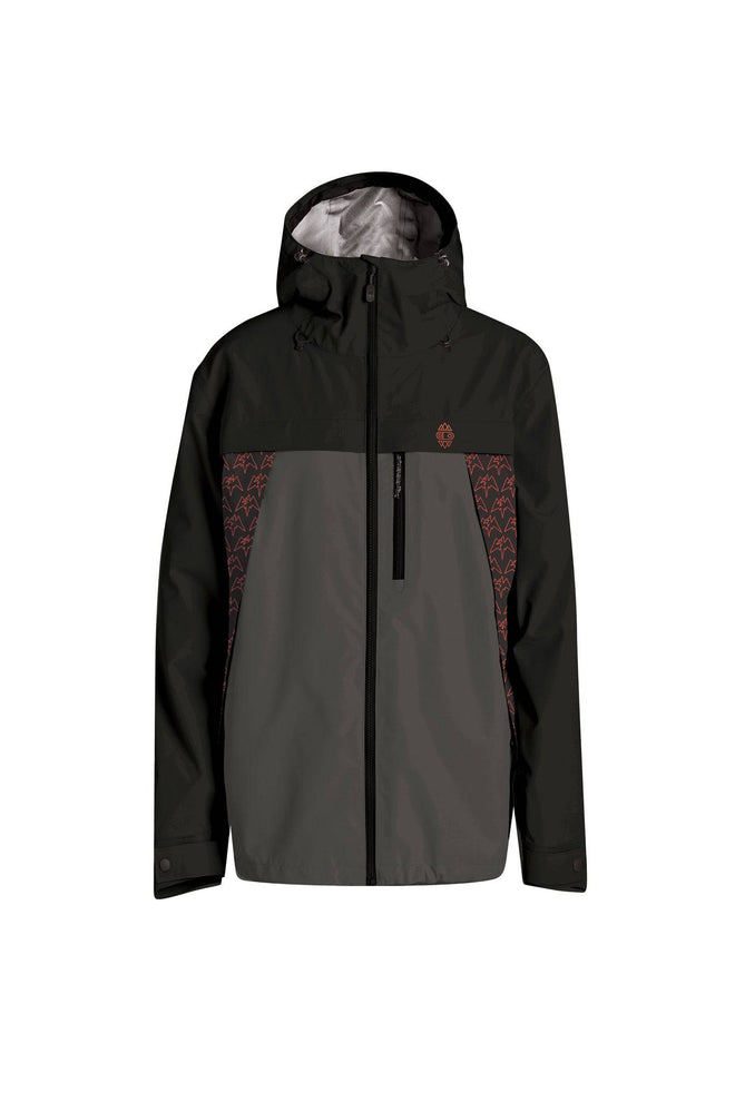 Airblaster Beast 3L Jacket in Black and Crimson Terry 2023