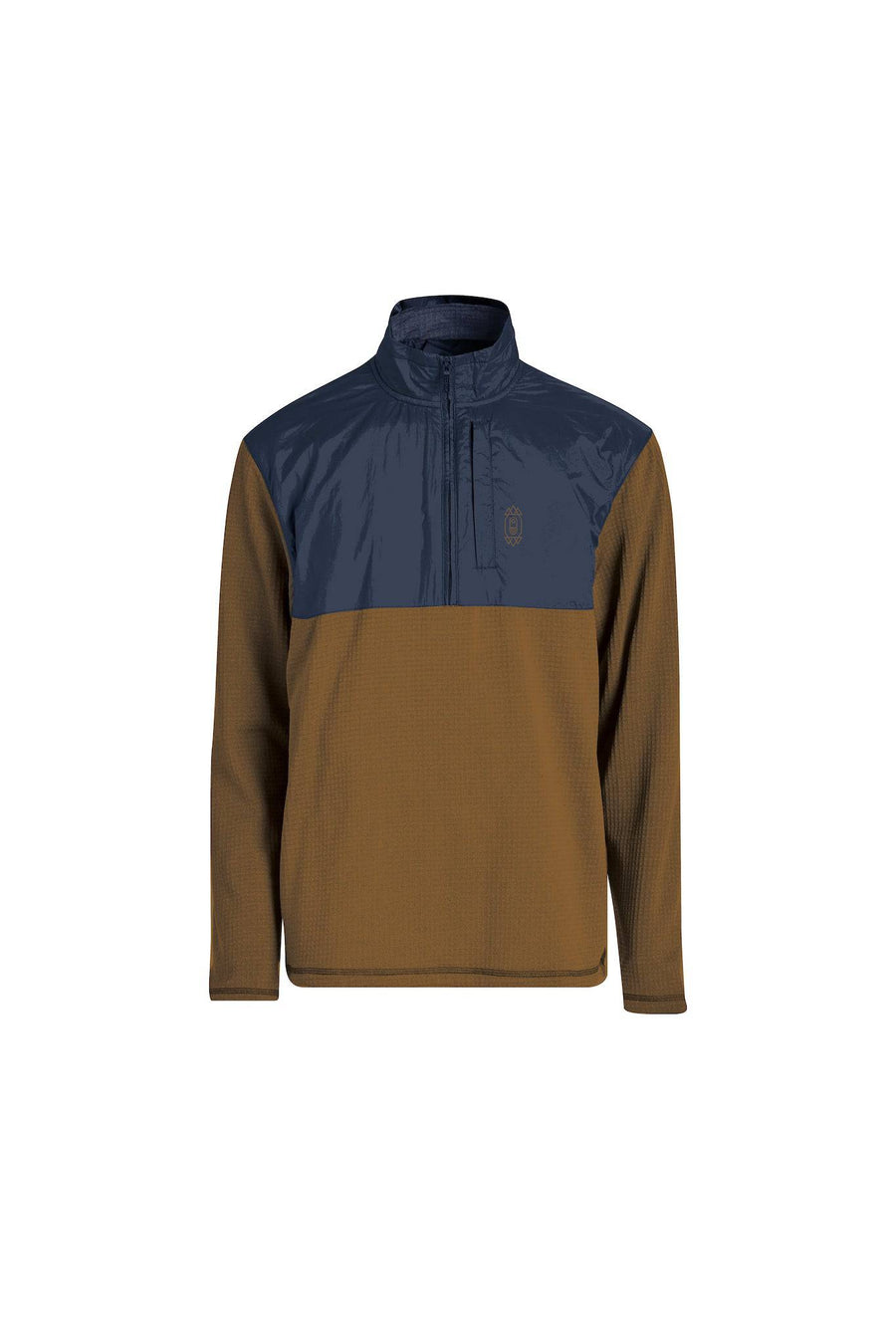 Airblaster Beast Regulator 1/4 Zip Jacket in Navy and Grizzly 2023