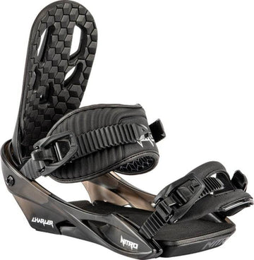 2022 Nitro Charger Kids Snowboard Binding in Black