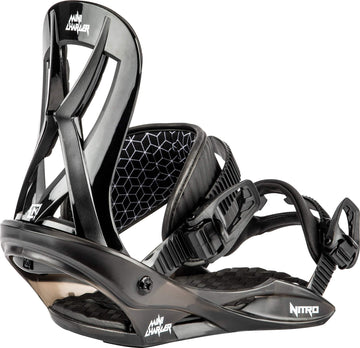 2021 Nitro Charger Mini Kids Snowboard Binding in Black