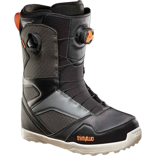 Thirty Two (32) STW Double Boa Snowboard Boot in Black and Grey 2023
