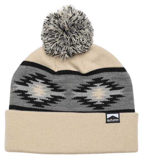 Autumn Blanket Beanie In Natural - M I L O S P O R T