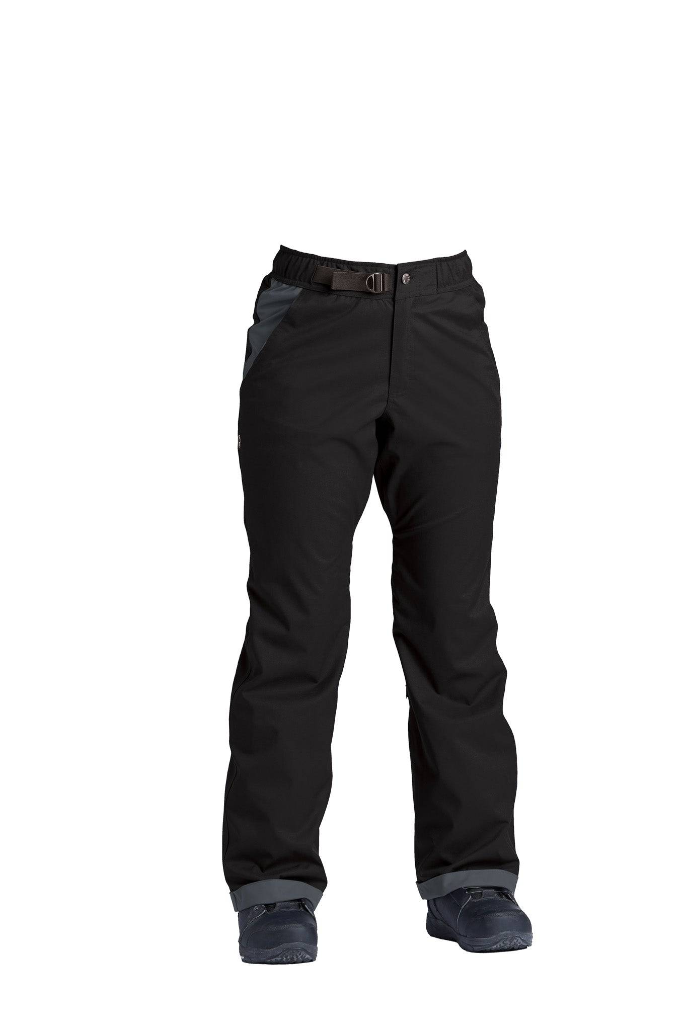 2022 Airblaster Boyfriend Womens Snow Pant in Black - M I L O S P O R T